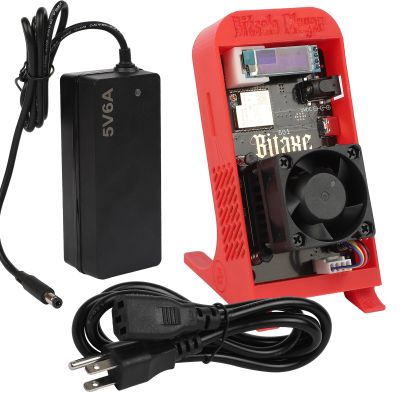 Bitaxes Gamma 601 Bitcoins Miner BM1370 Asic Chip 1.2TH/s Solo Miner 18W Energy Efficiency 2.4G WiFi Home Use BTC Miner Low Noice Crypto Miner Include PSU with Open Sourcered