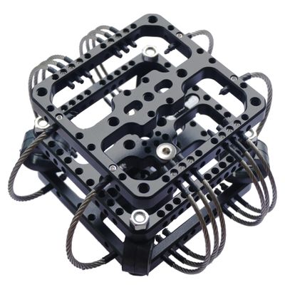 Hongtoo HT-SC02 Steel Wire Rubber Shock Absorbing Head, Aerospace Aluminum Alloy, Triple Damping System, Video Isolator, 8.8KG Load, for for DJI Ronin MX RS2 RS3 RS4 PRO Zhiyun Gimbal Stabilizers