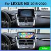 10.25" Touchscreen Wireless CarPlay Android Auto Radio for Lexus NX 2018-2020 8GB RAM 64GB ROM GPS Navigation Headunit Media Player Bluetooth view 3