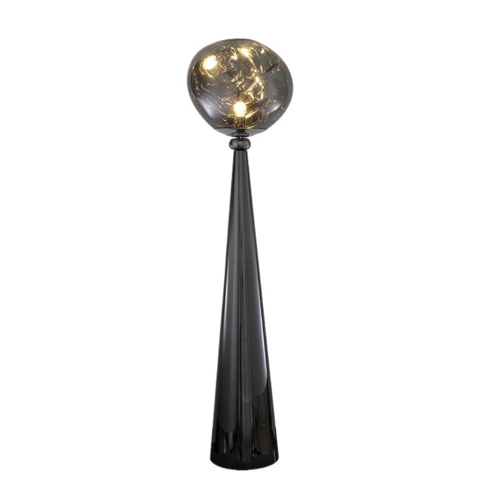 Improve Lava Floor Light, Sophisticated Ambience Piece for Bedroom Bedside, Study Room, Minimalist Living Room Sofa(Rose Gold,38CM)