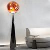 Improve Lava Floor Light, Sophisticated Ambience Piece for Bedroom Bedside, Study Room, Minimalist Living Room Sofa(Rose Gold,38CM) view 4
