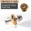 12MM Tile Cutting Scoring Whee 14A for All Sigma Pull Handle Alloy Manual Titanium Coating Tungsten Carbide Replacement Wheel for Ceramic Tile, Ceramics, Porcelain, Wheels Replacement - 2Pcs view 2