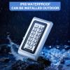 AccessShield Outdoor Waterproof Access Control System with Power Supply DC 12V,Door Safety Switch,Electric Lock Key Fob Suitable for Home,Apartments,Offices, Courtyard view 3
