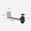 360 Swivel Projector Mount Bracket, Adjustable Wall Mount Tray for Projector, Aluminum Alloy, Compact and Portable view 2
