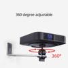360 Swivel Projector Mount Bracket, Adjustable Wall Mount Tray for Projector, Aluminum Alloy, Compact and Portable view 3