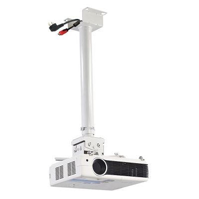 Projector Mount Ceiling Bracket, Extendable 13.78-19.69 Inch, Adjustable Elevation Angle