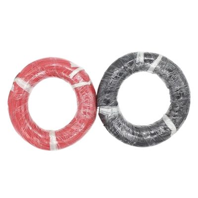 1500V 4mm2 6mm2 12/10 AWG Solar Cable Photovoltaic Wire Red+Black Cable Tinned Copper XLPE Jacket for PV Panels TUV Certifiction(10m red Black 4mm2)