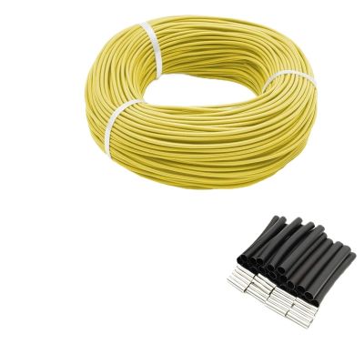100m 12K 33Ohm Carbon Fiber Heating Cable Electric Wire Farming Underfloor Heating System with Thermostat(100m and 1823 HW)