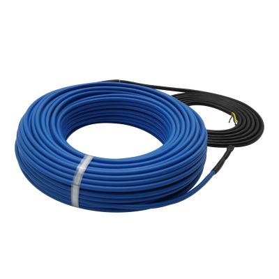 10w/m 5~50m Warm Floor Wire Driveway Snow Melting Twin-Conductor Heating Cable with Thermostat Selection Max 60C(Only Wire,45 Meters (450w))