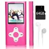 64GB MP3 Player,1.8 inch Screen Portable Music Player with Build-in Speaker/Photo/Video Play/FM Radio/Voice Recorder/E-Book Reader,Earphones/USB Included view 1