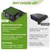 Benut Golf Simulator Projector Cover, Floor-Mounted Projector Enclosure with Cooling Fan and Turf Cover, Durable Protection for Your Golf Simulation,Easy installation view 2