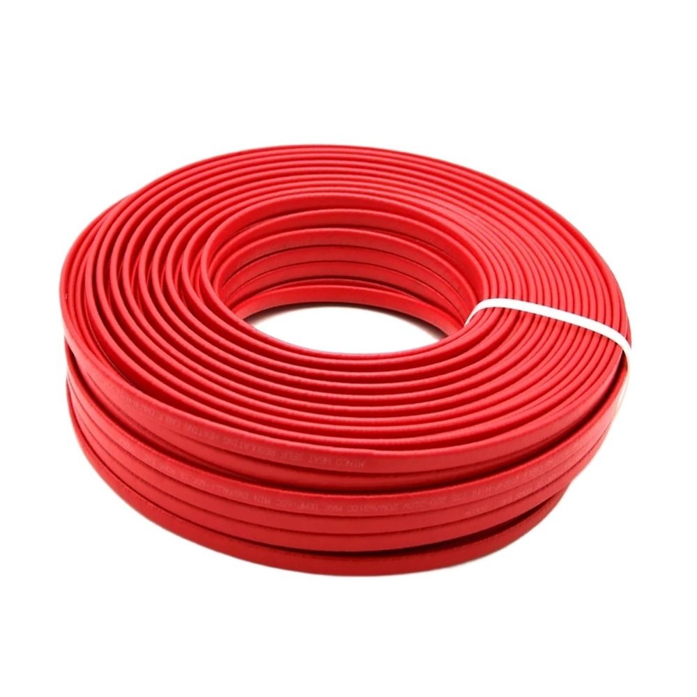 5/50/100m 220V 14mm Self Regulating Heating Cable Snow Melting Pipe Anti-Freeze Protection DXW-P-H-14 Roof Deicing Warm Wire(50 Meters)