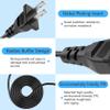 Guy-Tech AC Power Cable Plug Cord Compatible for Pioneer SP-SB23W SPSB23W Sound bar Speaker System view 2