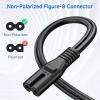 Guy-Tech AC Power Cable Plug Cord Compatible for Pioneer SP-SB23W SPSB23W Sound bar Speaker System view 4