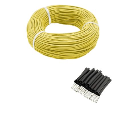 100m 12K 33Ohm Carbon Fiber Heating Cable Electric Wire Farming Underfloor Heating System with Thermostat(100m and 1824 HW)