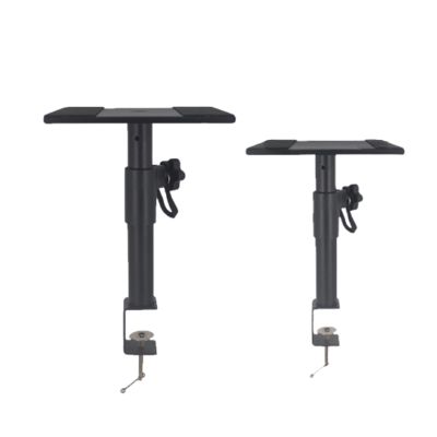 AsrMyjcx Studio Stands,Desk Clamp Speaker Stands,Heavy Duty,Sturdy,Adjustable Height Audio Holder for Desk Home Pair