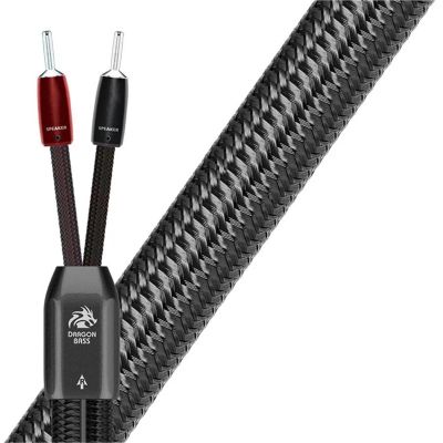 Hi-end Dragon Speaker Cable Zero Full-Range/Bass Speaker Cables 2 to 4 Biwire Combo HiFi Audio Speaker Wire with Box(Zero Banana to Spade,2m with Box)