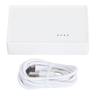 FAUOSWUK USB Wireless Print Server, Transform USB Printer to Wireless with 480Mbps USB2.0 and 100Mbps LAN Bridge, Supports 4 Printers via USB Hub for Wins OS X