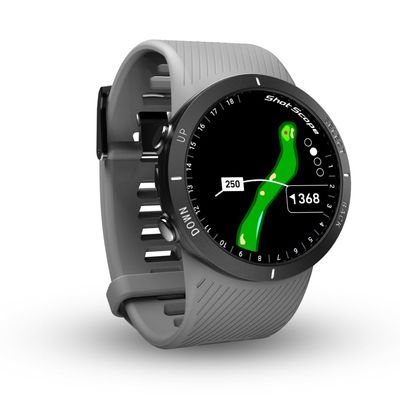 Shot Scope V5 GPS Watch, Shot Tracking, 36k+ Preloaded Courses, Full Course Maps, No Subscription (Gray)