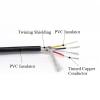 ACFFVBW Coiled Extension Cord, Headphone Control Signal Cable 1 Meter UL2547 2-7 Cores 18-30 AWG PVC Copper Wire(24 Awg,6Cores) view 2