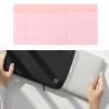 BaotyJie Mice Case Laptop Back Storage Bag Compact Laptop Accessories Holder Storage Pocket for Earphones Mice Cables Pen, Pink view 3