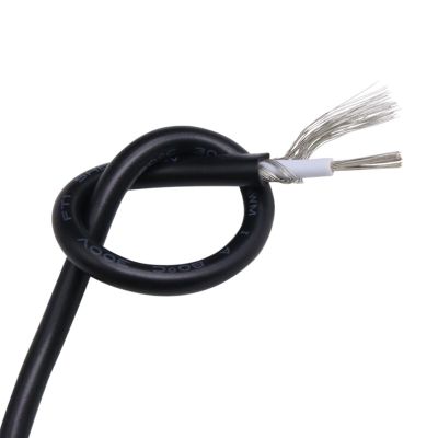 ACFFVBW Coiled Extension Cord, Solid Copper Signal Shield Cable Single Core UL1533 UL1185 10-32 AWG 5/10 Meters(Ul1185 14awg,10 Meters)