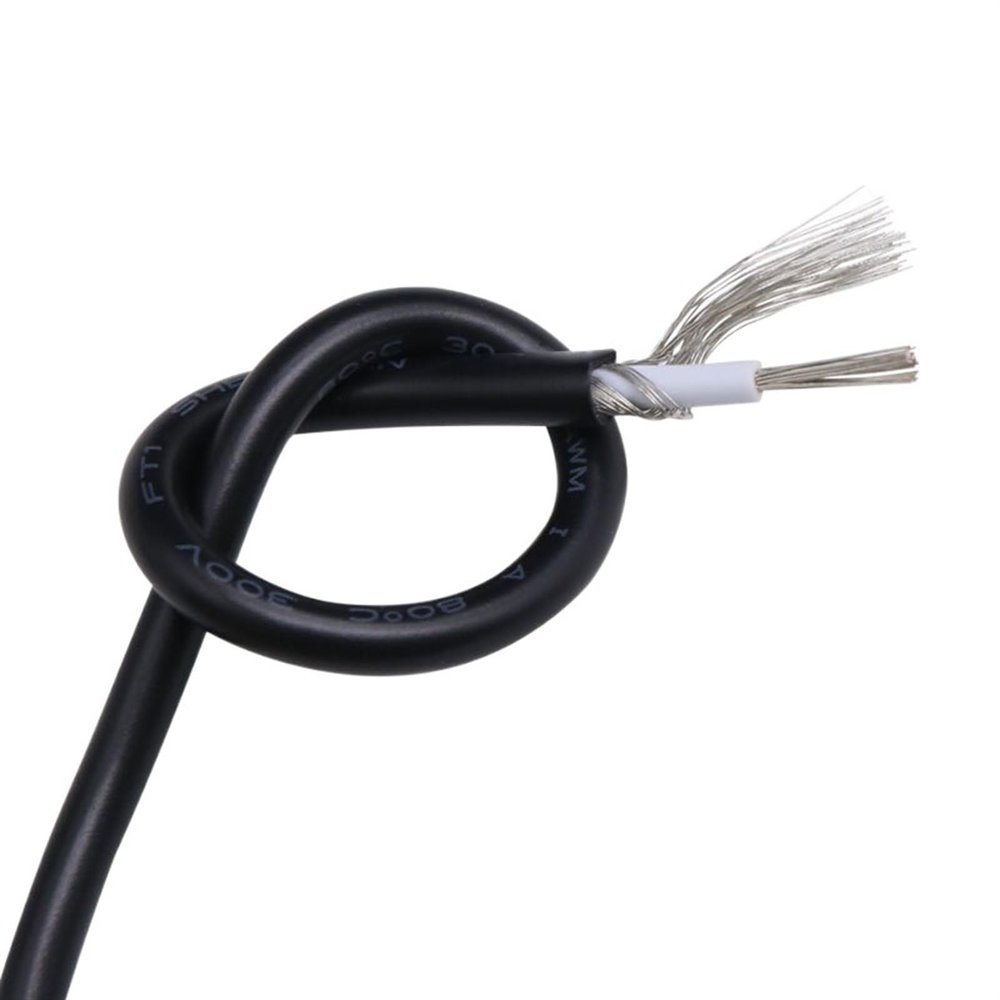 ACFFVBW Coiled Extension Cord, Solid Copper Signal Shield Cable Single Core UL1533 UL1185 10-32 AWG 5/10 Meters(Ul1185 14awg,10 Meters)