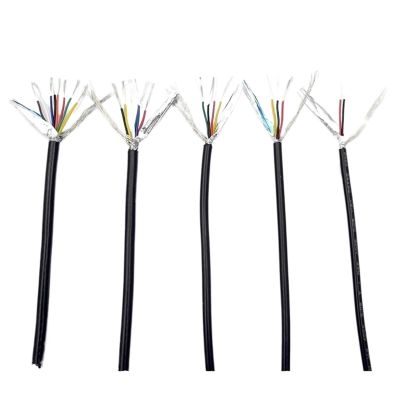 ACFFVBW Coiled Extension Cord, UL2464 Shielded Signal Control Cable 22AWG 2/3/4/5/6/8 Cores 2/5/10M Pack of 1(2cores,10meter)