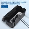 2Pack Cord Organizer Box - Extra Large and Medium Size & 2Pack Large Handwoven Imitation Rattan Cord Organizer Wire Hider Box Bundle view 4