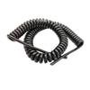 ACFFVBW Coiled Extension Cord, Spring Power Cord, Coiled Extension, 20AWG Spiral Connector Shielded Cable 8 Core Signal Copper Wire Retractable Coil(Stretch 1 Meter) view 1