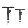 BaotyJie Desk Clamp Speaker Stands Studio Stands,Sturdy,Heavy Duty, Holder Adjustable for Desk Studio Pair view 1