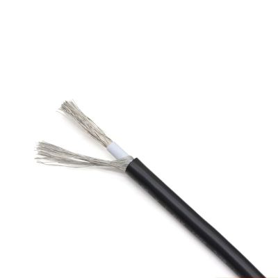 ACFFVBW Coiled Extension Cord, UL1185 300V 80C Single Core Shielded Cable Oxygen-Free Copper PVC Insulation Multiple Sizes Black Grey(Black,16AWG)