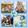 Kids Camera with Instant Print, Front & Rear Dual Cameras, Portable Travel Digital Toy, Birthday for Girls & Boys Ages 3-12 (32GB SD Card) view 4
