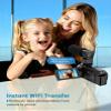 5K Video Camera Camcorder 48MP UHD WiFi Vlogging Camera for YouTube,10X Optical Zoom 3.0'' IPS Touch Screen Anti-Shake Digital Camera with LED Fill Light,64GB Card,Mic,Stabilizer,Remote,2 Batteries view 3