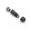 8-pin M16 size power signal connector male base waterproof IP67 view 2