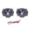2 Pcs 4in Car Coaxial Speaker, Auto Loudspeaker Stereo Audio System, 2 Way Output with Clear Treble and Powerful Bass, Car Horn for Various Music, Sensitivity 91dB view 1