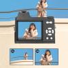 ASHATA Mirrorless Digital Camera, 4K Video 48MP Photo Manual Focus Macro Photography with Hot Shoe Expansion Fill Light, for Home Travel Vlogging Content Creation view 3