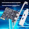 PCIe to USB 3.2 Gen1 Expansion Card Two Type C Port 5Gbps Data Transfer ASM1042 Chip for Desktop Computer Two USB C PCIe Expansion Card view 4