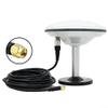 L1 L2 GNSS Antenna, Multi-Band GPS GLONASS For Galileo BeiDou Agricultural Surveying, High-Precision 40DB Gain TNC Connector 5M Cable Magnetic Base IP67 Waterproof(Antenna+CableSMA) view 2