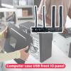 5 Port USB PC Front Panel Bracket 2xUSB3.0 2xUSB2.0 1xUSB C 20G with LED Switches Bracket for PC Case Desktop Chassis USB C Front Panel for Desktop Chassis view 3