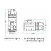 8-pin M16 size power signal connector female waterproof IP67 view 3