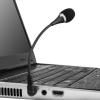 3.5mm Conference Microphone Double Sound Input Channel Bendable Metal Body for Webinar Gaming Voice Chatting Devices Conference Microphone view 2