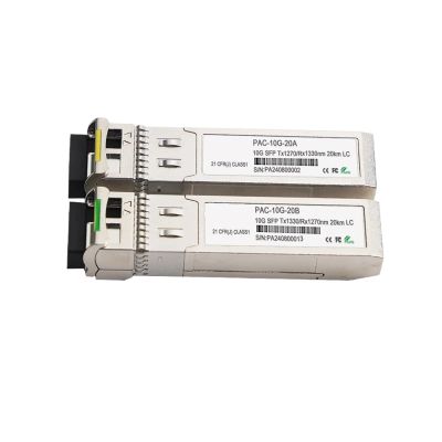 10G SFP+ Fiber Module Transceiver 10KM,20km,40km,60km,70KM,80KM,100KM LC WDM 1270/R1330nm(10km-1Pair)