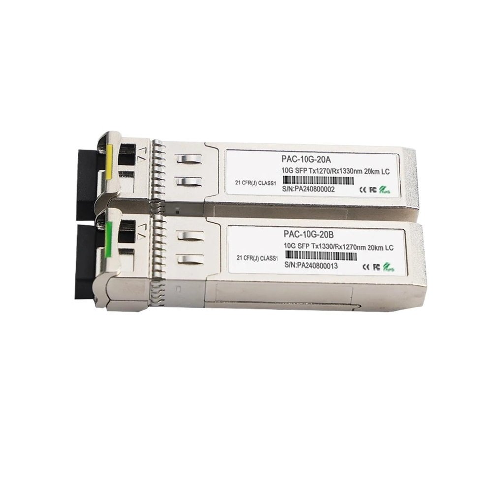 10G SFP+ Fiber Module Transceiver 10KM,20km,40km,60km,70KM,80KM,100KM LC WDM 1270/R1330nm(10km-1Pair)