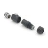 8-pin M16 size power signal connector female and male socket outdoor IP67 view 3