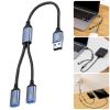 Aluminum Alloy USB Hub Expander for Fast Charging Fast Speed File Transfer Port Various Tasking Small Design Easy Carry USB Expansion Dock view 2