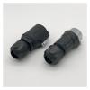 8-pin M16 size power signal connector cable to cable outdoor waterproof IP67 view 2