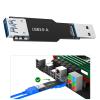 Advanced USB3.0 A Extension Card A Type Male to Female Adapter Reliabled Computer Connection and Adaptation Desktop USB Expansion view 2