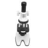 Dpofirs Microscope Kit, Eye Protection Easy to Operate Microscope Kit for Kids 200X -1200X for School for Students (White) view 2