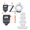 Yoidesu Macro Ring Light, 48 LED Flash Light with LCD Display & 9 Adapter Rings, 4 Lighting Modes 7 Level Brightness Flash Ring, for Most Brands of DSLR Cameras view 4